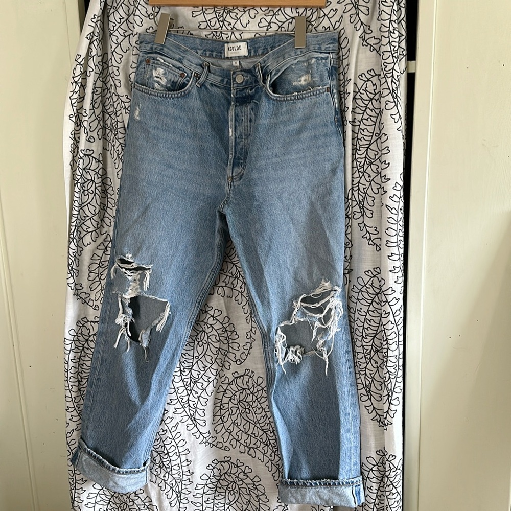 AGOLDE Sz 30 90s MID RISE LOOSE FIT JEANS IN FALL OUT BLUE
Worn once.
